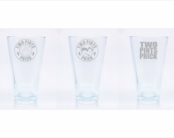 Still Game inspiró Two Pints Prick pinta vasos para beber