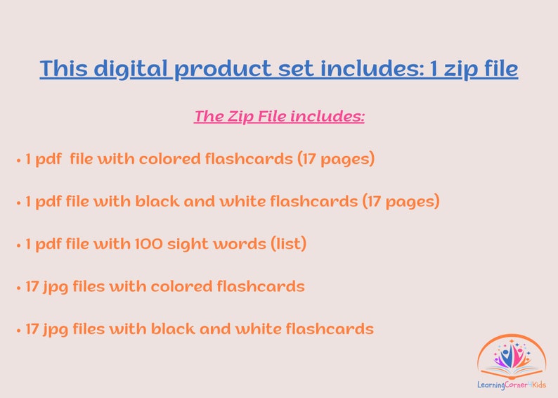 100 Sight Word Flash Cards for Preschool, Kindergarten, 1st Grade, Fry ...