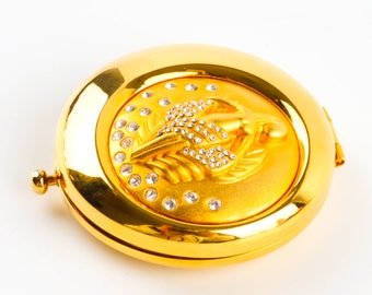 Estee Lauder - Zodiac Lucidity Golden Virgo - Vintage Compact