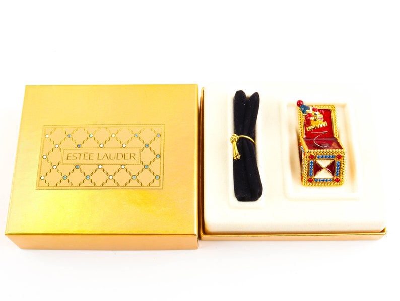 Estée Lauder Jack in the Box Solid Perfume Compact Boxed image 3