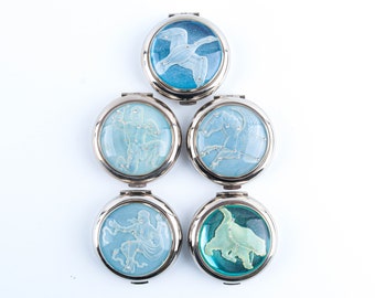 Estée Lauder - 'Star Series Constellation Compacts' - Set of 5 Vintage Beauty Compacts