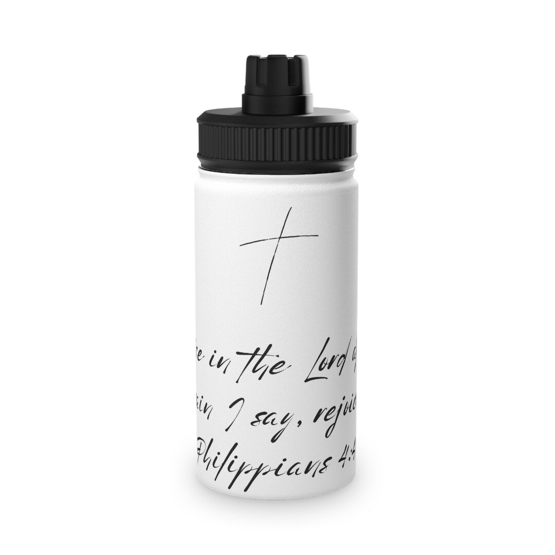Christian Water Bottle Bible Verse Water Bottle MUG Etsy