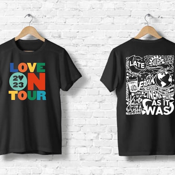 http://Love%20On%20Tour%20Tshirt%20Harry%20Styles%20Harrys%20House%202023%20Concert%20Gig%20Tour%20Merch%20Bag%20Style%20Fan%20Inspired%20Clothing%20Summer%20Gift%20Fan%20Christmas%20Present