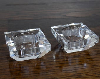 オレグ・カシーニ クリスタル キャンドルホルダー - Etsy 日本