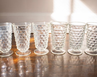 Indiana Glass Whitehall Clear Glass Iced Tea Glasses Set of 6