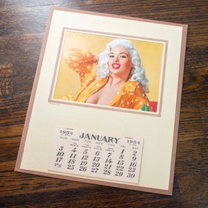 Calendrier Pin-Up. Georgeous. Prototype de calendrier po…