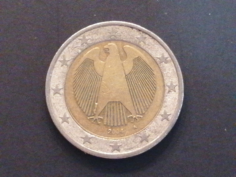 Zeldzame 2 Euro Duitsland 2004 A - Etsy Nederland