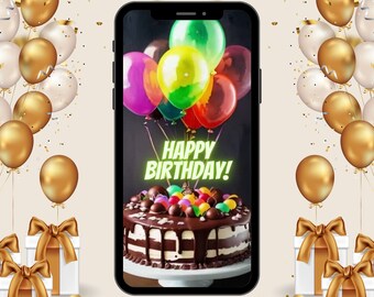 Digital birthday cards. Celebrate milestone birthdays and special occasions. Send birthday greetings via WhatsApp from your mobile phone.