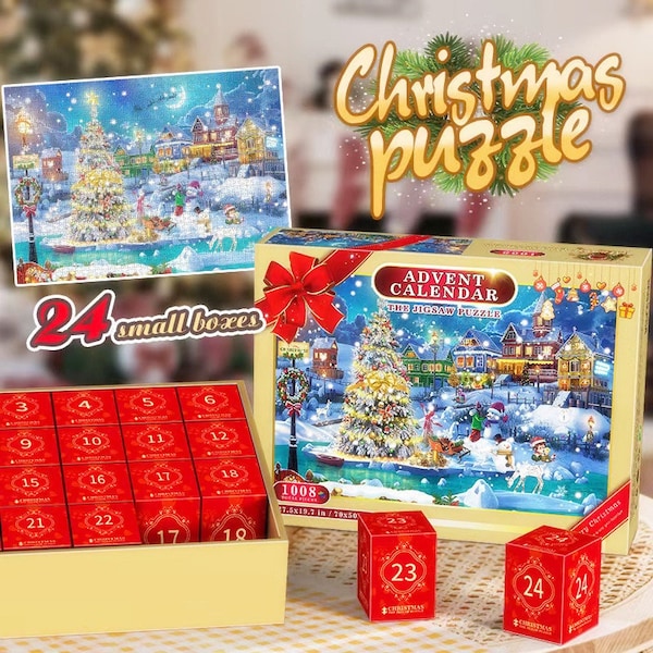 Jigsaw Advent Calendar Etsy UK