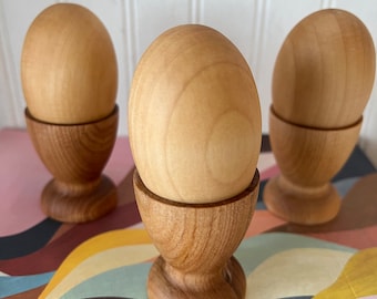 Montessori Egg and Cup Wooden Toy