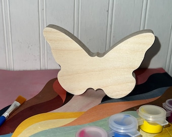 Kids Butterfly Wood and Paint Craft