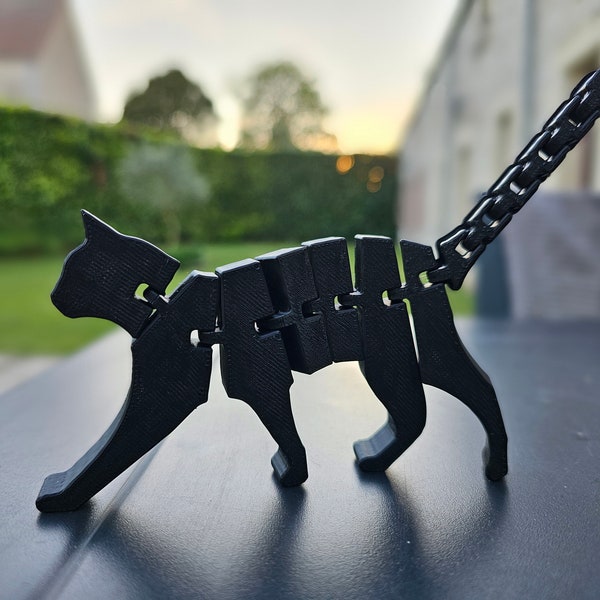 3D Printed articulated cat toy