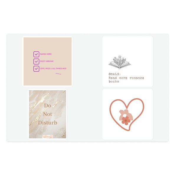 romance writers of canada magazine Romance Reader Sticker Sheets