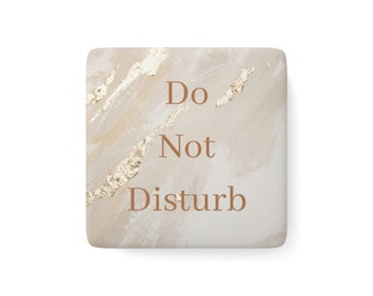 DO Not Disturb Porcelain Magnet, Square
