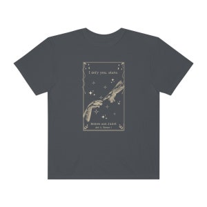 I defy you, stars shirt. Romeo and Juliet shirt. Literature shirt. Shakespeare shirt. Literary shirt. Dark academia style. Alt style. Graphite