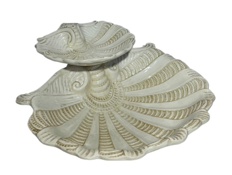 Shell Pantry Vintage Lenox Butler's Pantry Two Tiered Shell Sever, Made in Italy ...