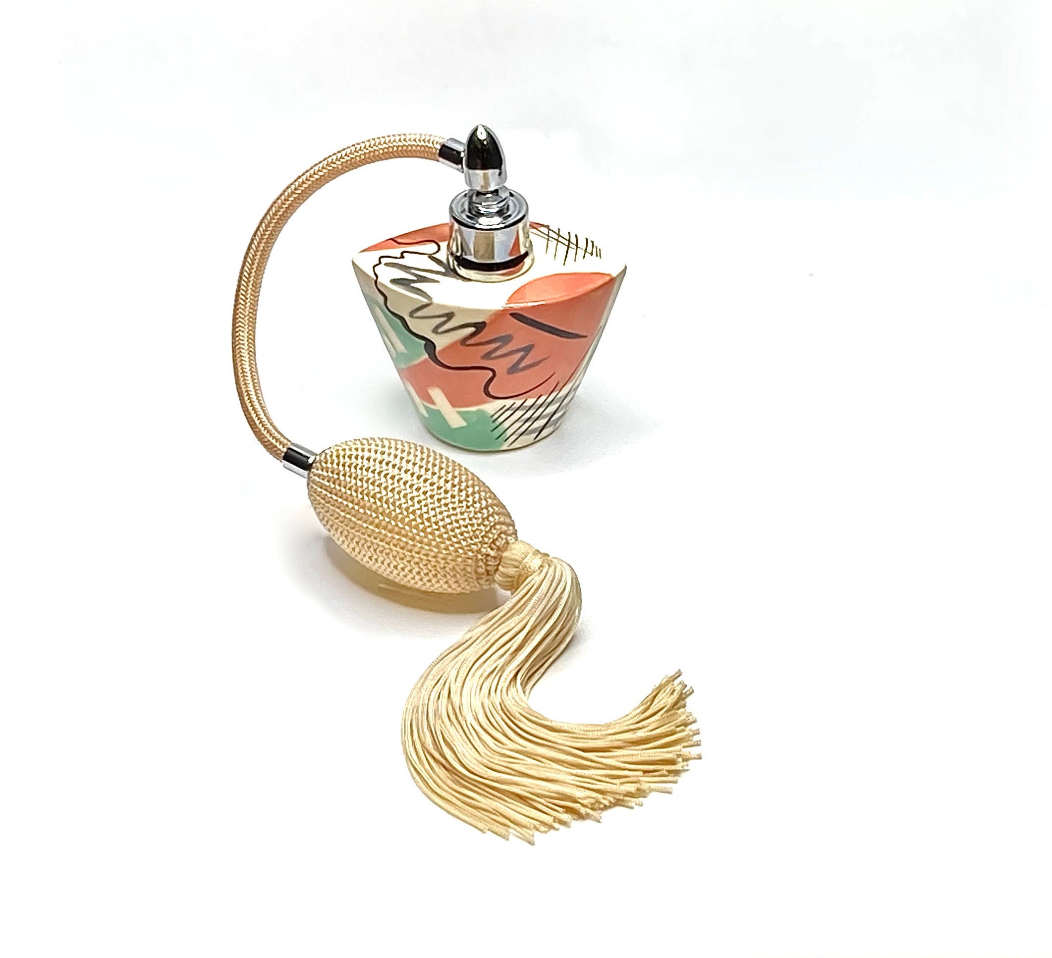 Rare Eric & Chuy Boos Pottery Perfume Bottle: Memphis Post-modern Decor ...