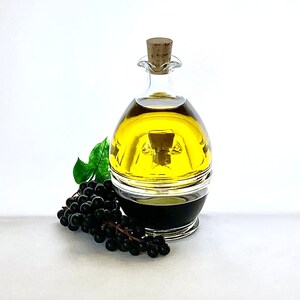 MCM Italian Glass Nesting Oil & Vinegar Cruets