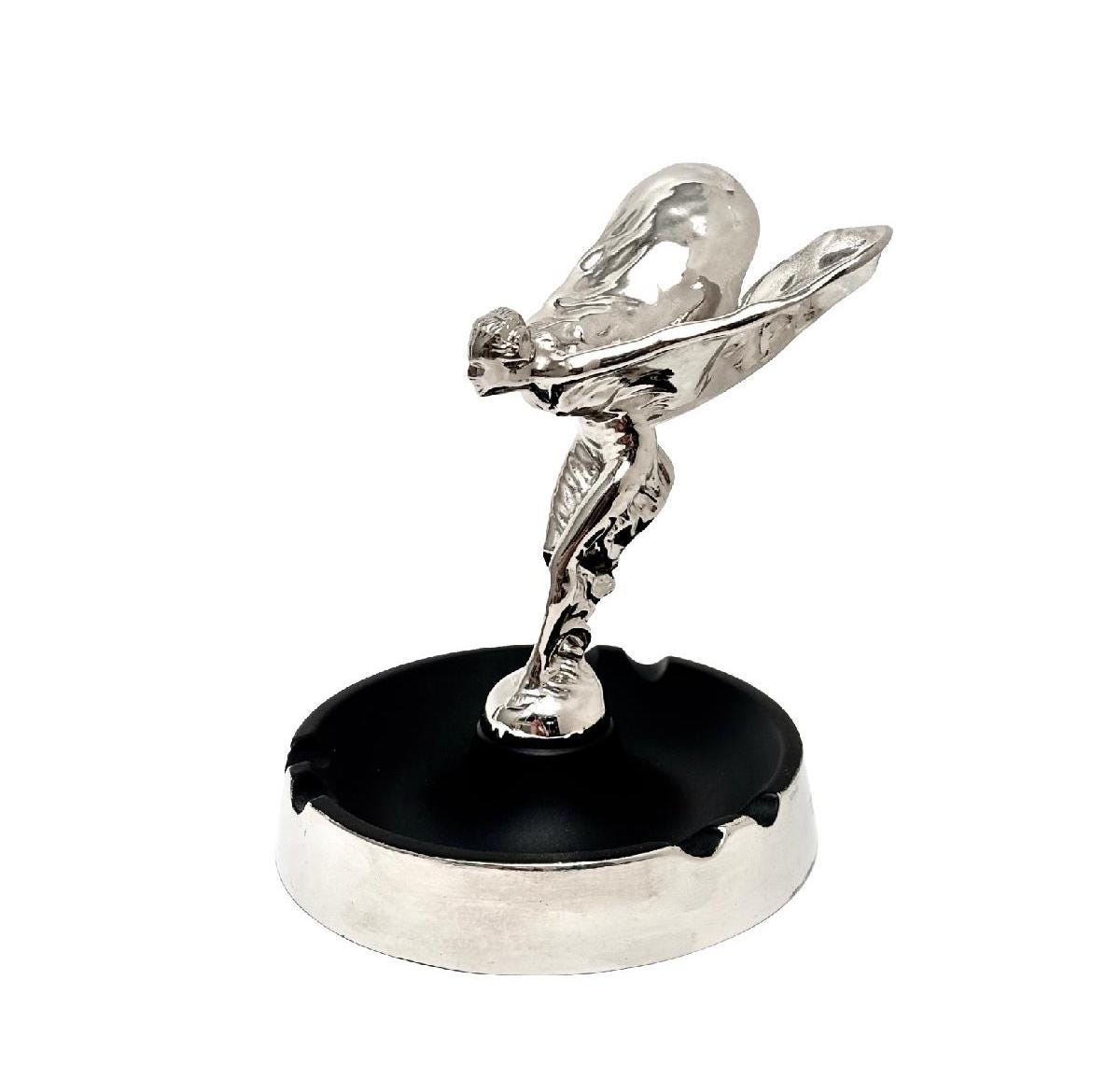 ROLLSROYCE灰皿 Authentic Rolls Royce Silver Cigar Holder Ashtray with