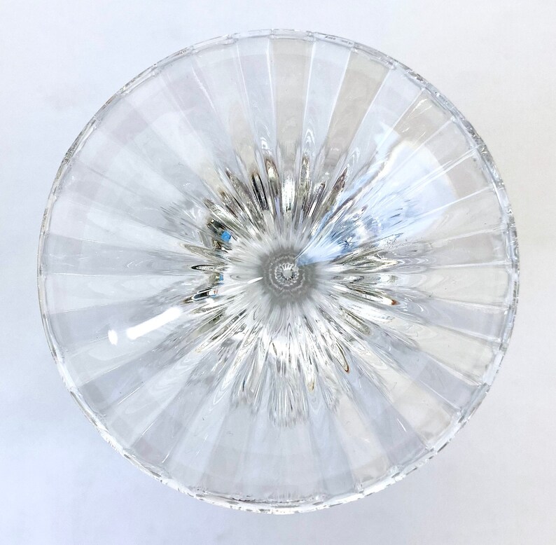 Vintage Mikasa Park Lane Lead Crystal Water Wine Goblet Glass Etsy