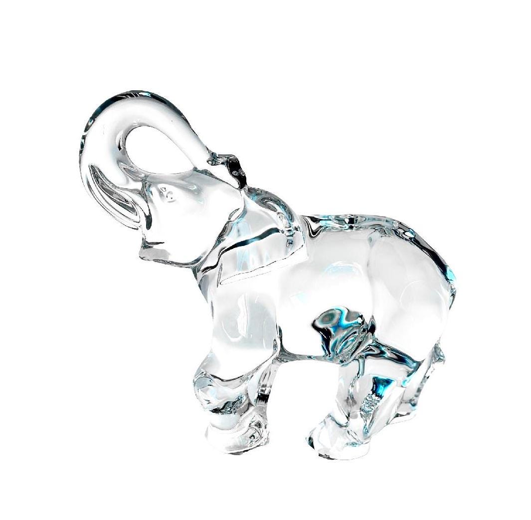 Baccarat Crystal Elephant - Etsy