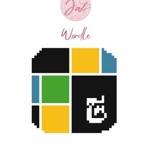 NYT Games + Wordle Fun | Beginner Digital Download PDF Needlepoint Stitch Guide