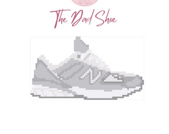 The Dad Shoe | Beginner Digital Download PDF Needlepoint Stitch Guide