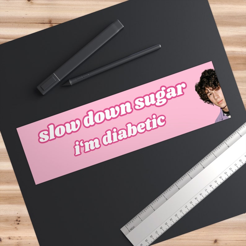 Diabetic Bumper Sticker Etsy