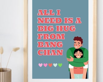 Big Hug Poster - Etsy