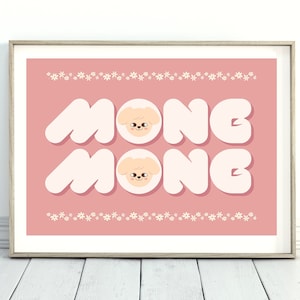 Stray Kids Seungmin Mong Mong Art, Digital Download, SKZ Poster, Skzoo Puppy M, A4 and A5 Size Set, Kpop Wall Print