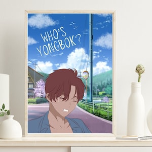 SKZFLIX - Impresión artística con la frase Who's Yongbok Lee Know, descarga digital, póster de Stray Kids, juego de tamaños A4 y A5, K-Drama de K-pop