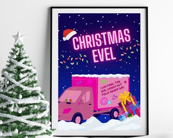 Stray Kids Christmas Evel Art Print, SKZ Poster (digital Download