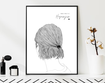 Stray Kids Hyunjin Portrait Art Print, Kpop Poster (Digital Download)