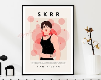 Han Jisung SKZ Quote Print: Stray Kids Kpop Art (Digital Download A4/A5 Set)