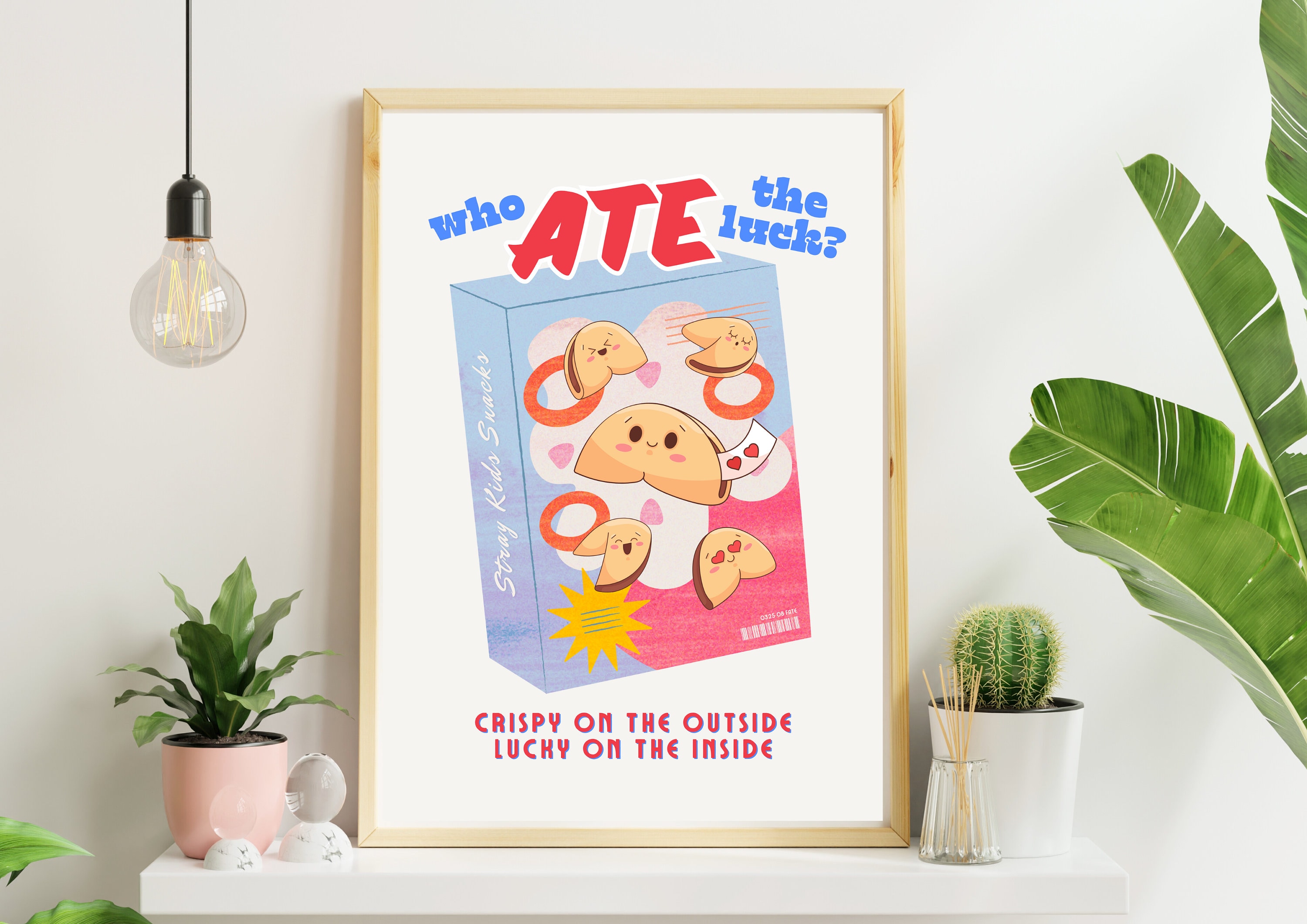 Stray Kids ATE Art Print Digital Download, SKZ Who Ate the Luck