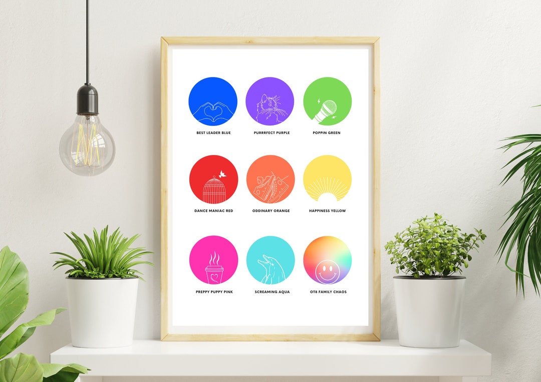 Stray Kids Colours Art SKZ as Colours Digital Download SKZ - Etsy