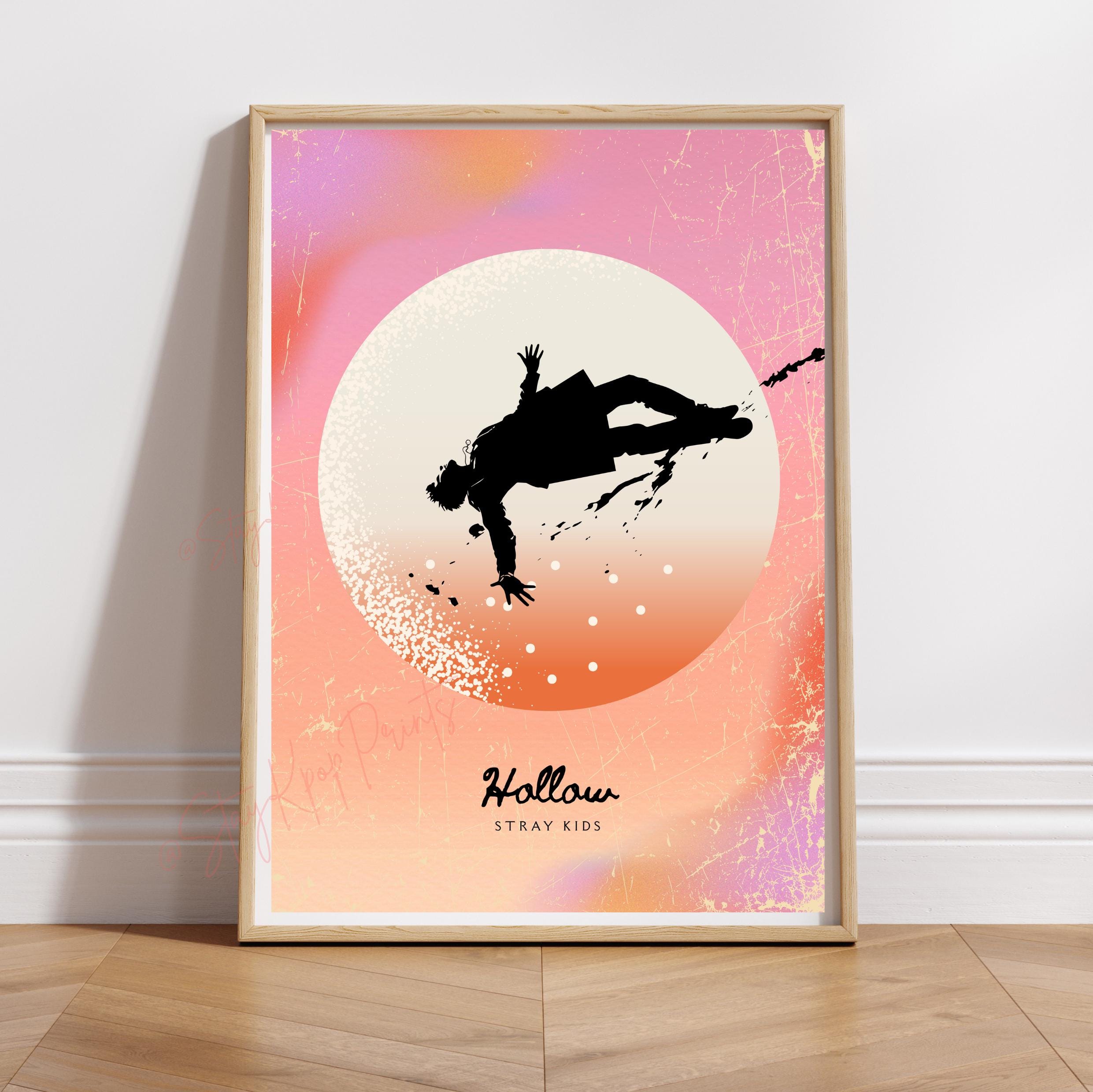 CHI:SKZ:8ページ Stray Kids Hollow Art Print Digital Download, SKZ Music Poster