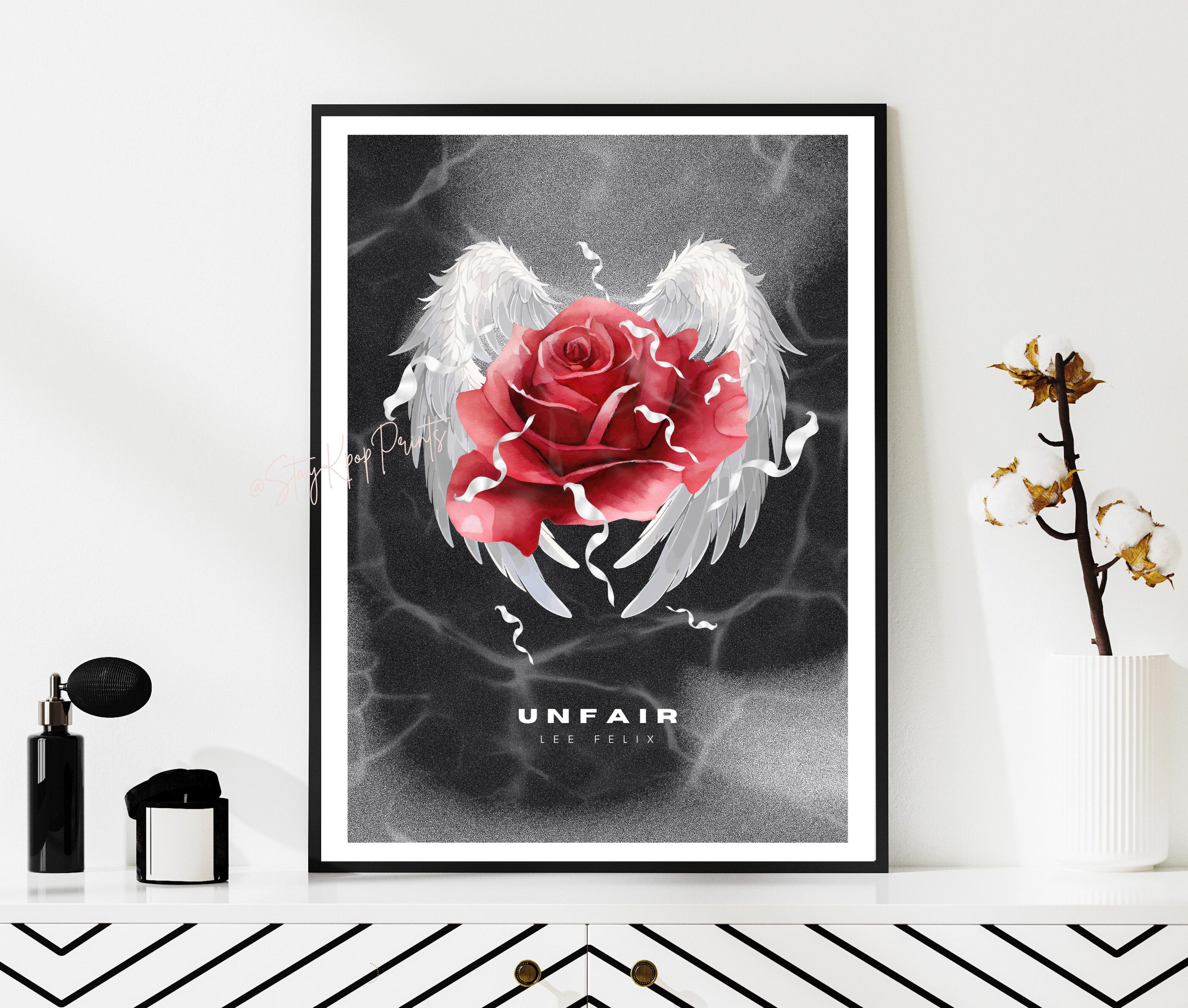 Felix Unfair Art Print Digital Download, Stray Kids Hop Poster, A4