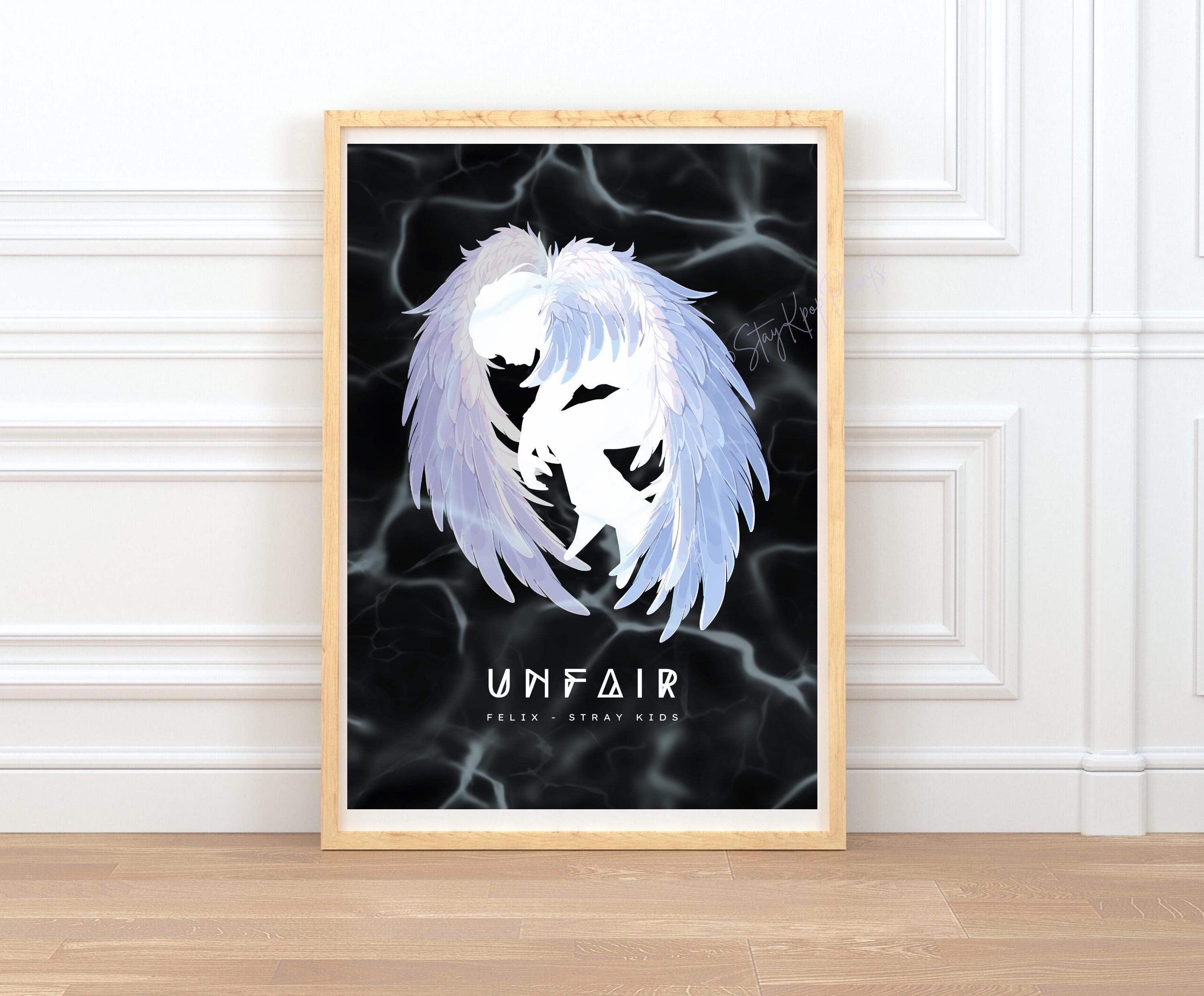 Stray Kids Felix Angel Art Print: SKZ Kpop Room Decor (digital
