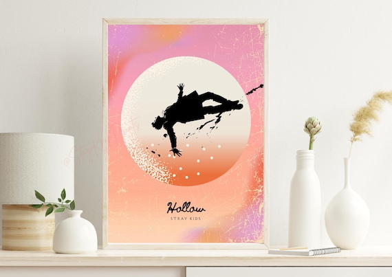 Stray Kids Hollow Art Print Digital Download, SKZ Music Poster