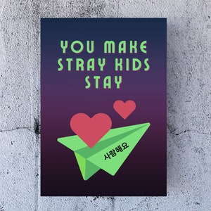 Stray Kids Stay Kunst Druck Digital Download, Stray Kids Konzert Poster, STAY Fandom, A4 und A5 Set, Kpop Decor