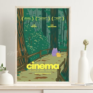 Descarga digital de láminas artísticas de Stray Kids Cinema, póster de Lee Know y Seungmin de SKZ, mixtape Dominate, tamaño A4 y A5, decoración de habitaciones Kpop.
