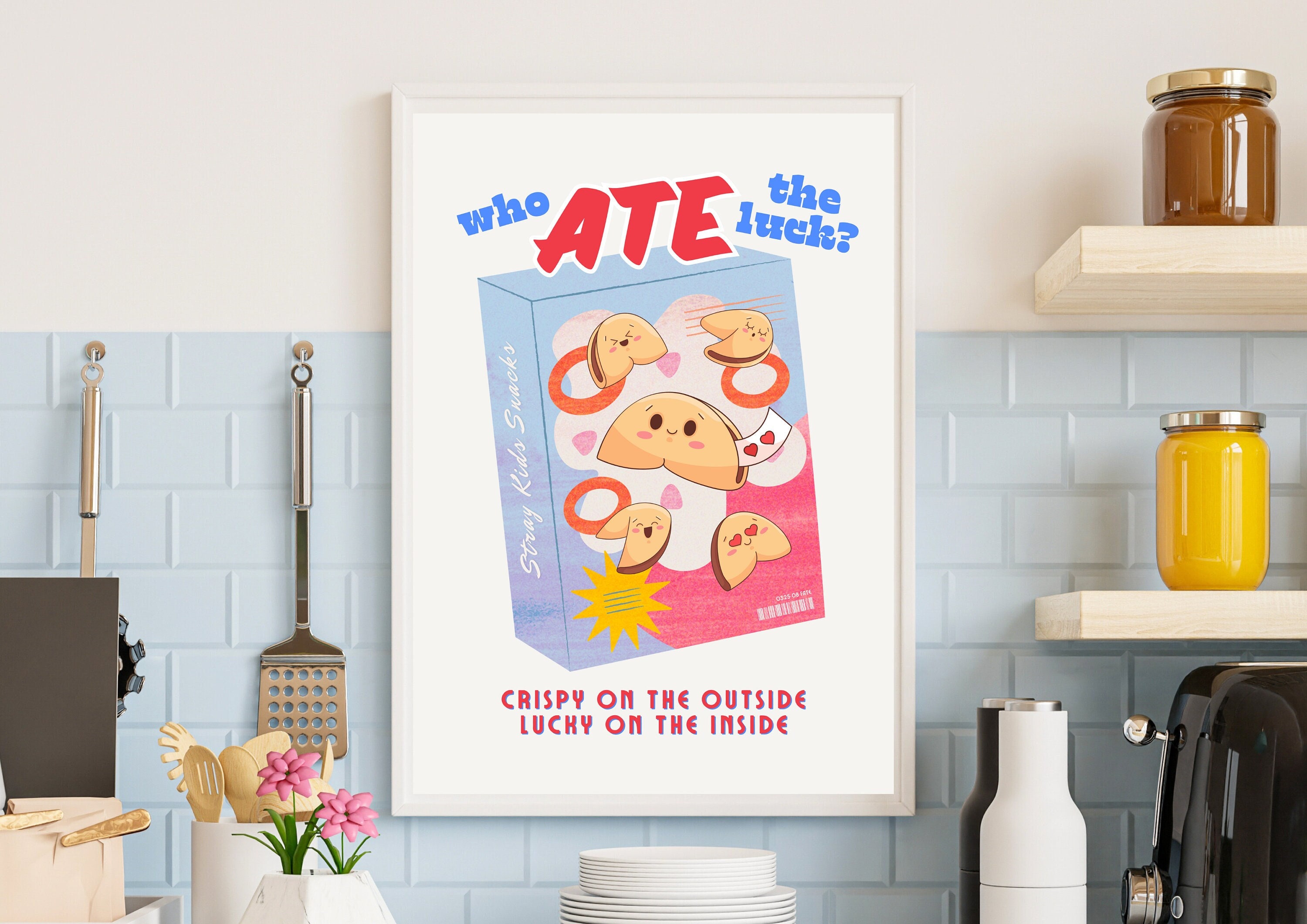 Stray Kids ATE Art Print Digital Download, SKZ Who Ate the Luck