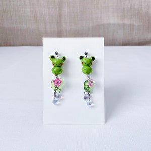 Froggy Dangle Earrings