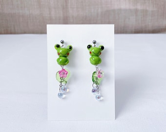 Froggy Dangle Earrings