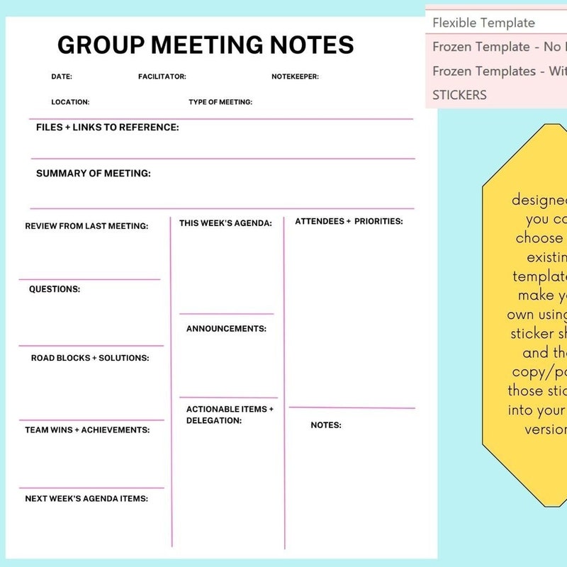 Onenote Group Two Note KellynMelonShop - Etsy
