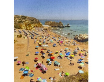 European Summer Beach Scene Puzzle: Lagos, Portugal (110, 252, 500, 1014-piece); Portugal Puzzle; Lagos, Portugal Puzzle; 1000 piece puzzle