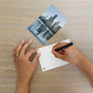 Chicago Seeseite Postkarte