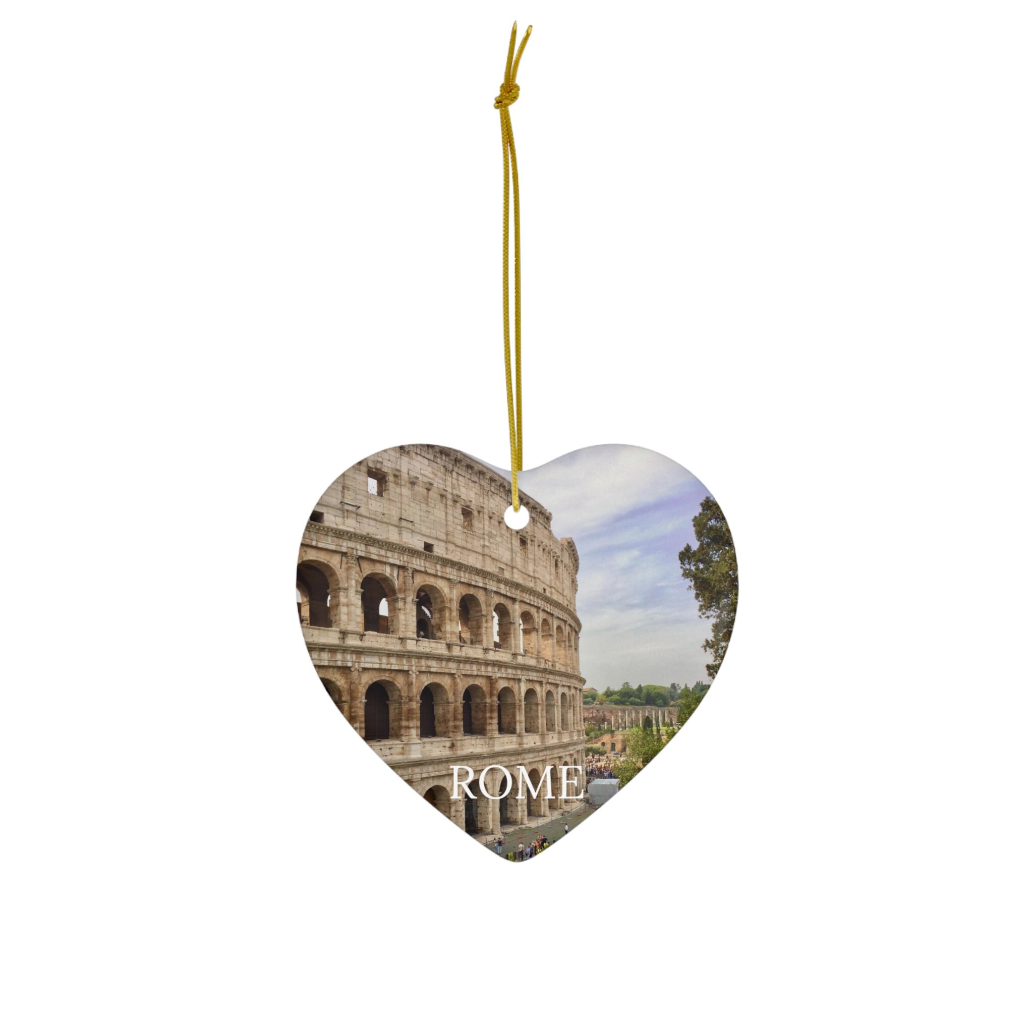 Colosseum in Rome, Italy Christmas Ornament 4 Sizes Rome Ornament Italy Ornament Roman Colosseum