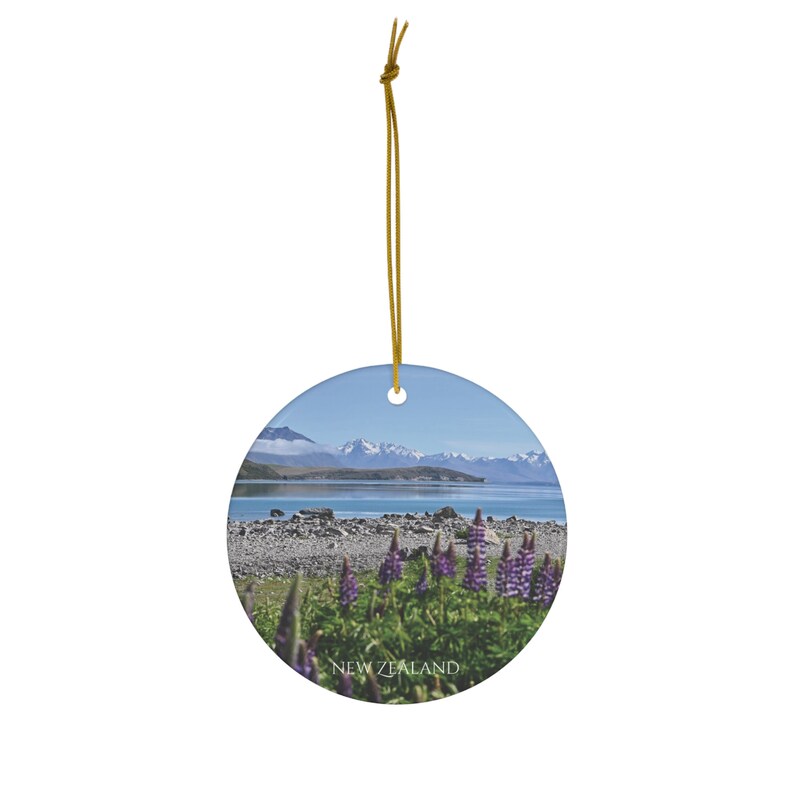 New Zealand Ornament Unique New Zealand Souvenir New Zealand South Island Ornament Christmas